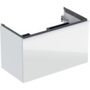 Geberit Acanto servantskap 88,8x47,5 cm hvitt glass