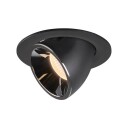 Slv Numinos Gimble L Innsunket Spotlight Led 2150 Lm Sort Kromfarget