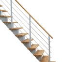 Dolle Hamburg Rett Trapp Pearl Grey-design-oljet Eik-85-12 - Loddrett Høyde 240 279 Cm