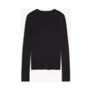 Maison Kitsuné Dame Strikkevarer Svart L,