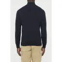 Polo Ralph Lauren Rib-Knit Cotton Full-Zip Sweater - Navy - M