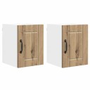  Kjøkkenskap 2 pcs Artisan Eik 30 x 31 x 40 cm Konstruert tre