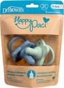 Dr. Brown's HappyPaci Smokk 0-6m 2-pack Silikon Blå/Grønn