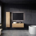 Copenhagen Bath Bergen høyskap 1600x400 cm med 1 dør Børstet Eik