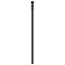  Sengegavl i metall svart 107 cm