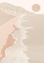 Abstract Seaside Plakat Plakat / 40x50cm