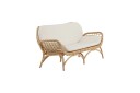 Venture Design Moana 2 seter sofa Natur/hvit 169 x 56 cm Natur