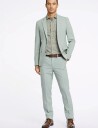 Lindbergh Plain Mens Suit   Normal Length   Green   48
