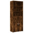  Highboard røkt eik 70x42,5x185 cm konstruert tre