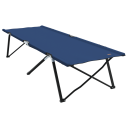 Sammenleggbar camping seng Blå 206 x 76 x 74 cm Oxford og Stål