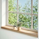  Vinduskarmer 2 stk Ubehandlet 100x15x2cm Heltre Eik
