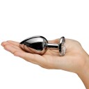 Sinful Jewel Stål Buttplug Stor      - Klar