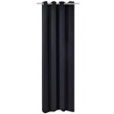 Vidaxl Lystett Gardin Med Metallmaljer 270x245 Cm Svart