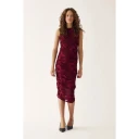 Noella Lavinia Dress - Burgundy - XS