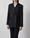 House Of Dagmar Classic Wool Blazer Black 34