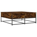  Salongbord røkt eik 100x99x40 cm konstruert tre 8721012124578