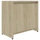 vidaXL Baderomsskap sonoma eik 60x33x61 cm sponplate