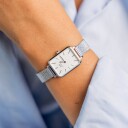 Daniel Wellington DW Klokke Quadro Pressed Sterling 20x26mm Sølv