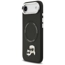 Karl Lagerfeld MagSafe Mobildeksel til iPhone Air med Choupette Pins - Svart