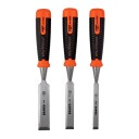 Bahco 434 S3 Ergonomisk Snekkerjern Sett 12-18-25 mm med Beskyttelseshylse