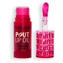 Revolution Beauty London Pout Lip Oil Cherry Red