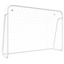  Fotballmål med nett hvit 214x75x152 cm stål og polyester