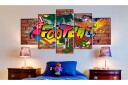Bilde Soccer Graffiti 100x50 Artgeist sp. z o. o.