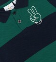 THE NEW Siblings Navy Blazer Striped Pinon L_S Pique Polo 92