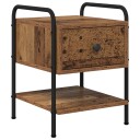 vidaXL Nattbordskap Gammelt tre 35 x 36,5 x 47 cm Konstruert tre
