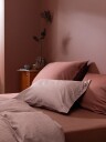 Høie of Scandinavia Emil Sett Rødbrun N Xl   Pink   140X220/50X70CM