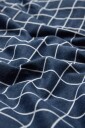 Nordstrand Home Sengetøy 140x220 cm   Sengetøy av flanell i bomull   Blå med hvite ruter