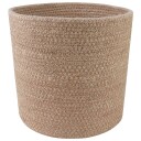vidaXL Plantepotte Sett 2 pcs Naturlig Ø 21 x 21 cm 100% Tossa Jute