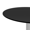 vidaXL Salongbord svart 40 cm herdet glass