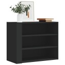  Veggskap svart 75x35x60 cm konstruert tre