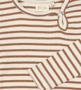 Petit Piao Body I/e   PPSky   Rawhide Striped   Petit Piao   1 år (80)   Langermet Body Beige Brun Hvit