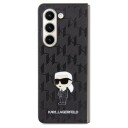 Karl Lagerfeld Z Fold5 Hardcase Saffiano Monogram - Svart