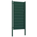 vidaXL Hageport PVC og stål 100x124 cm grønn