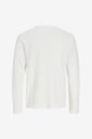 Jack & Jones   T skjorte Jprbluaaron LS Henley Tee   Hvit