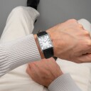 Faucon Carré F10035 - Herre - 28 mm - Analog - Kvarts urverk - Safirbelagt mineralglass