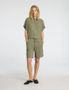 Selected Slfviva Ss Cropped Sun Shirt Noos - Green - 38