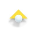 Swedish Ninja - Candy Little Triangle Vegglampe Sunshine Yellow Swedish Ninja