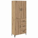  Høyskap med skuff Artisan Eik 69,5 x 34 x 180 cm Konstruert tre
