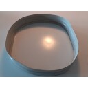 Metalbestos skorstein uØ 230mm overtrykkspakning montert bak låsebånd