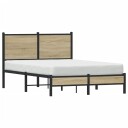  Sengeramme i metall uten madrass sonoma eik 120x190 cm 8721102954528