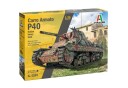 Italeri 1/35 Carro Armato P40 Plastbyggesett med Foto-etsede Deler