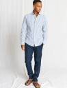 Bruun & Stengade Bs Rubio Casual Modern Fit Shirt   Blue   XL