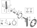 Shimano Dura Ace powermeter toppdeksel til kranksett modell FC R9200 P