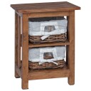  Sidetabell Brun 38 x 28 x 50 cm Massivt mahognitre