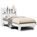  Sengeramme uten madrass hvit 75x190 cm heltre furu 8721158383075
