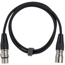 Fujtech Mikrofonkabel XLR Hann Til XLR Hunn Svart 0,5m